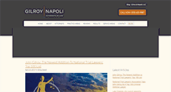 Desktop Screenshot of blog.gilroynapoli.com