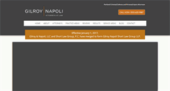 Desktop Screenshot of gilroynapoli.com